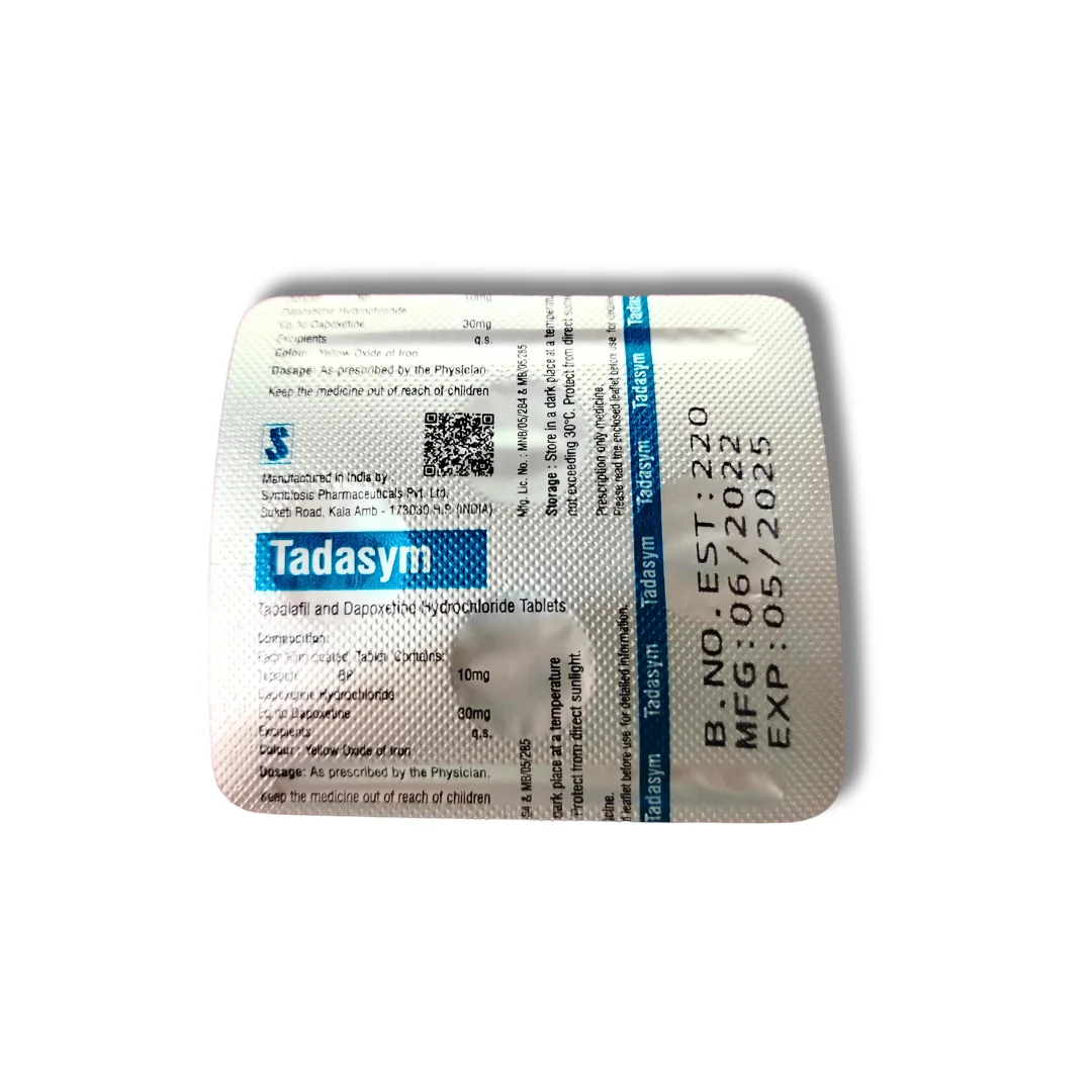 Tadasym Tadalafil Dapoxetine Tablets